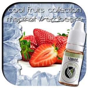 valeo e-liquid - Aroma: Cool Fruits Collection - Erdbeere/Menthol medium 10ml